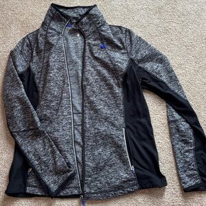 Tangerine Gray & Black Utility Zip Jacket